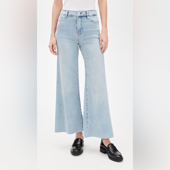 Frame Denim Denim - FRAME Le Palazzo‎ Crop Raw Hem Jeans Sz  29